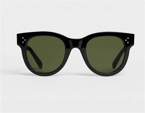 Cat Eye S003 Sunglasses in Acetate with Mineral Glass Lenses